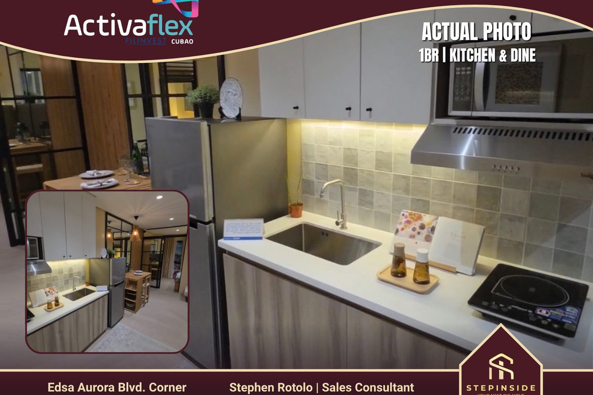 1 Bedroom Condo for Sale in Activa Flex, E. Rodriguez, Metro Manila near LRT-2 Araneta Center-Cubao – photo 7