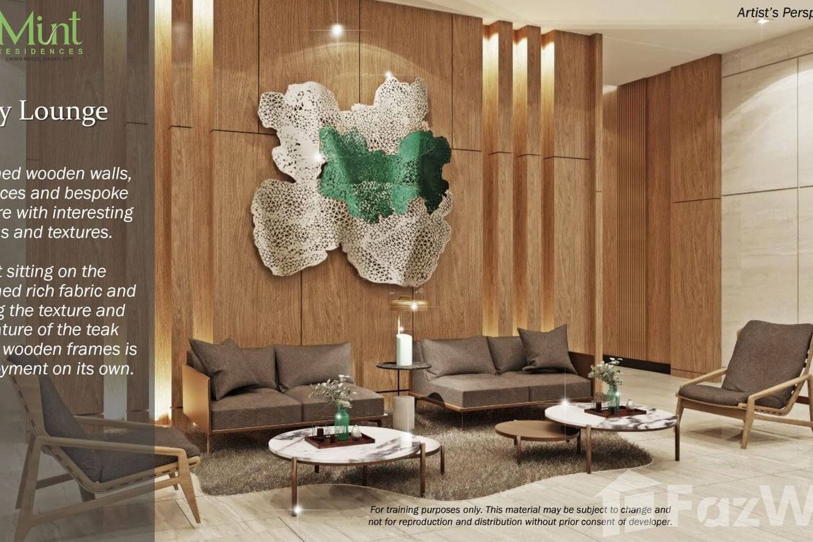 1 Bedroom Condo for Sale in Mint Residences, Urdaneta, Makati City near MRT-3 Ayala
