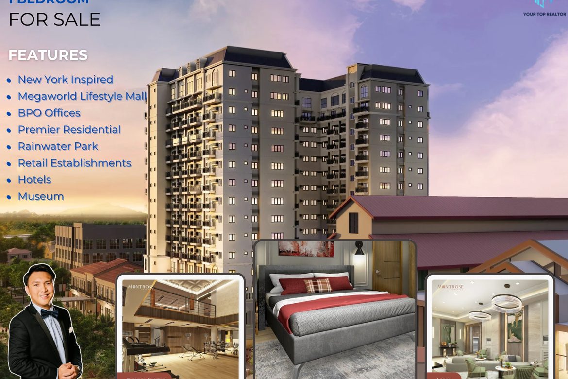1 Bedroom Condo for Sale in Montrose Parkview, Santo Niño, San Fernando, Pampanga