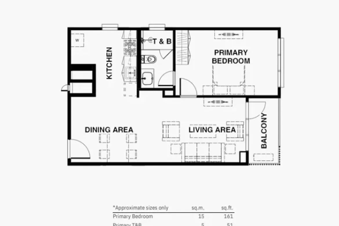 1 Bedroom Condo for Sale in Park East Place, BGC, Taguig – photo 6