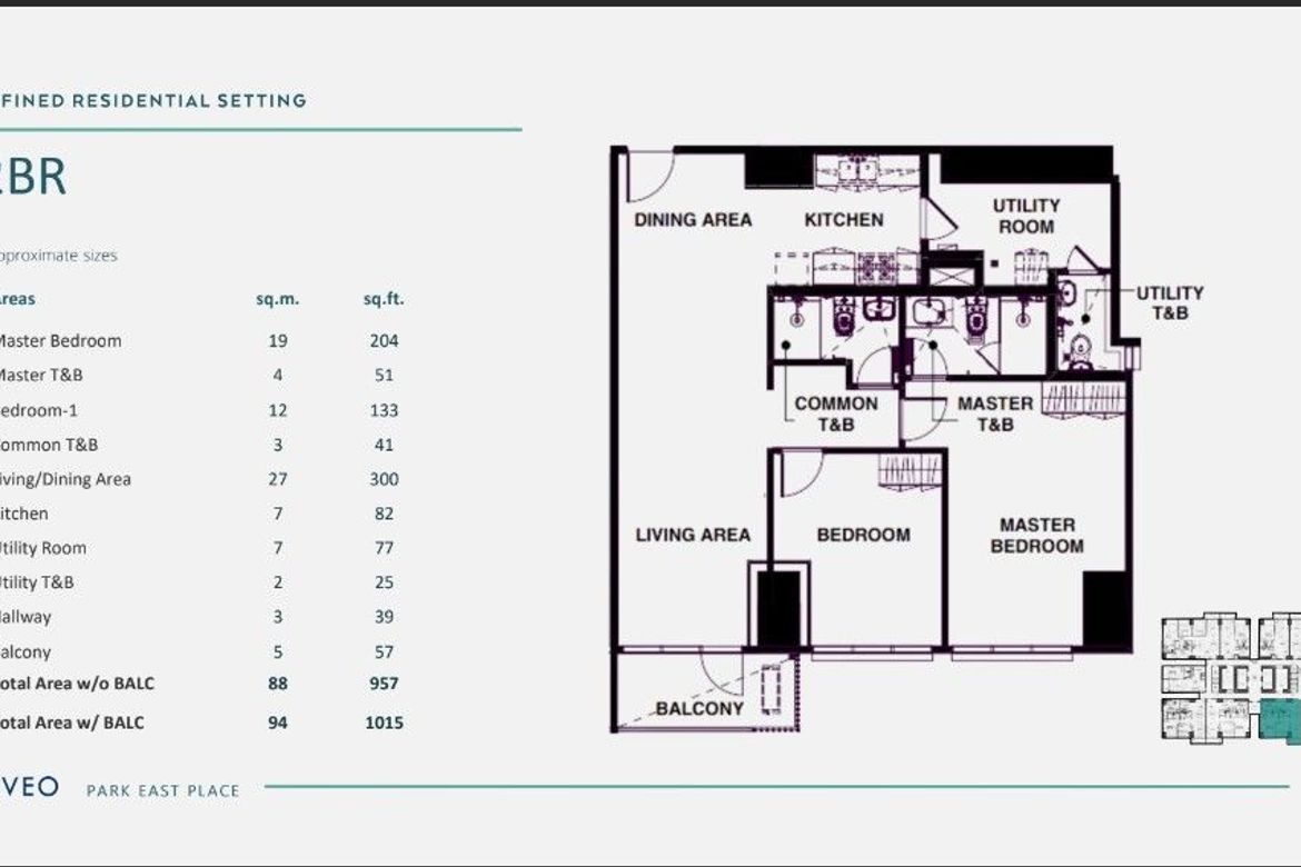 1 Bedroom Condo for Sale in Park East Place, BGC, Taguig – photo 10