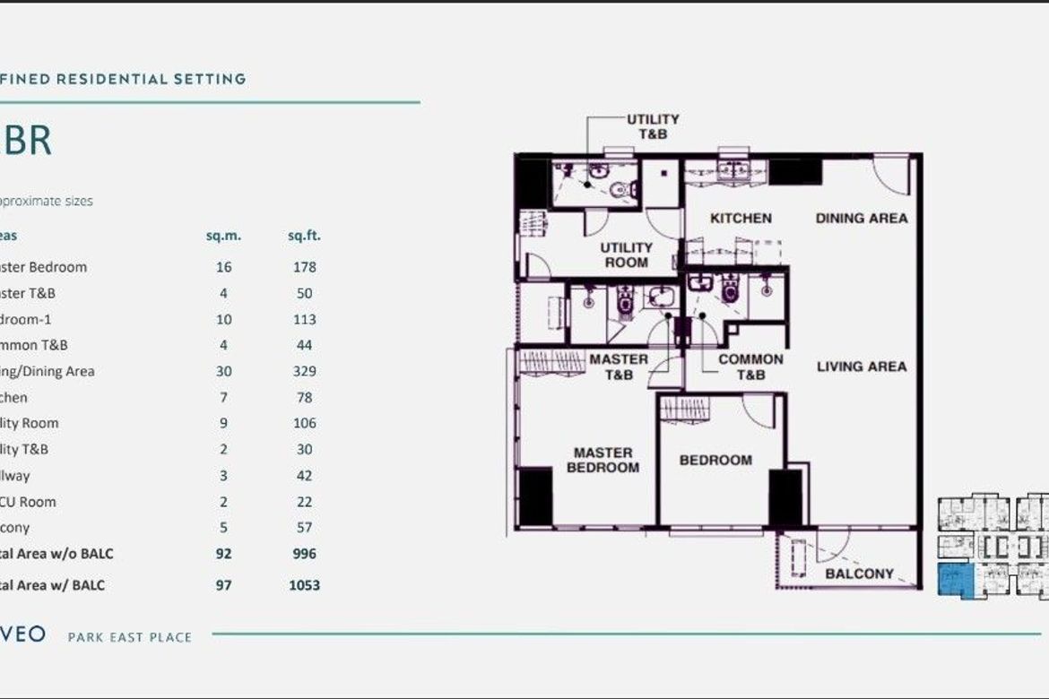 1 Bedroom Condo for Sale in Park East Place, BGC, Taguig – photo 11