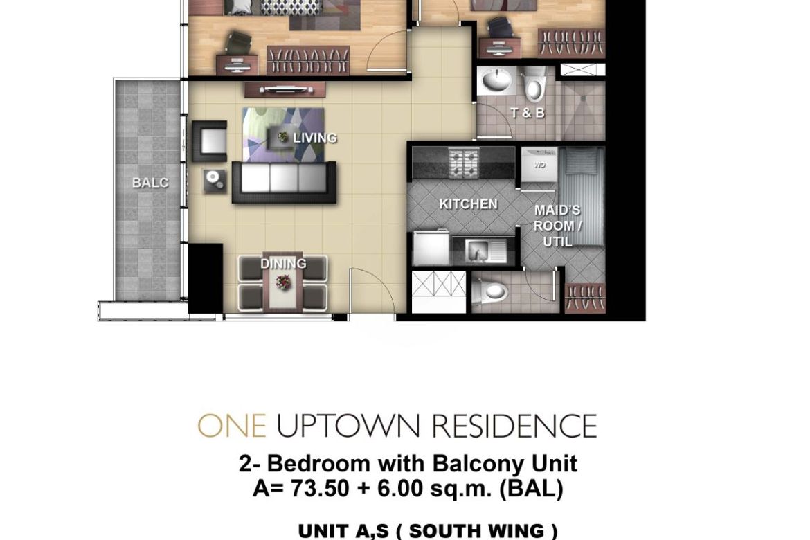 2 Bedroom Condo for Sale in BGC, Taguig – photo 13