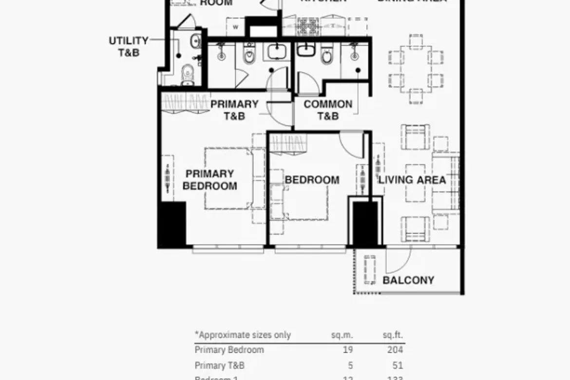 2 Bedroom Condo for Sale in Park East Place, BGC, Taguig – photo 12