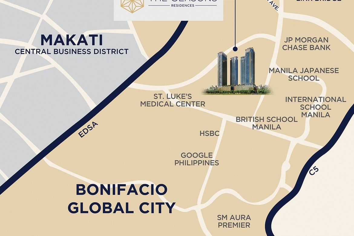 2 Bedroom Condo for Sale in The Seasons Residences, BGC, Taguig – photo 2