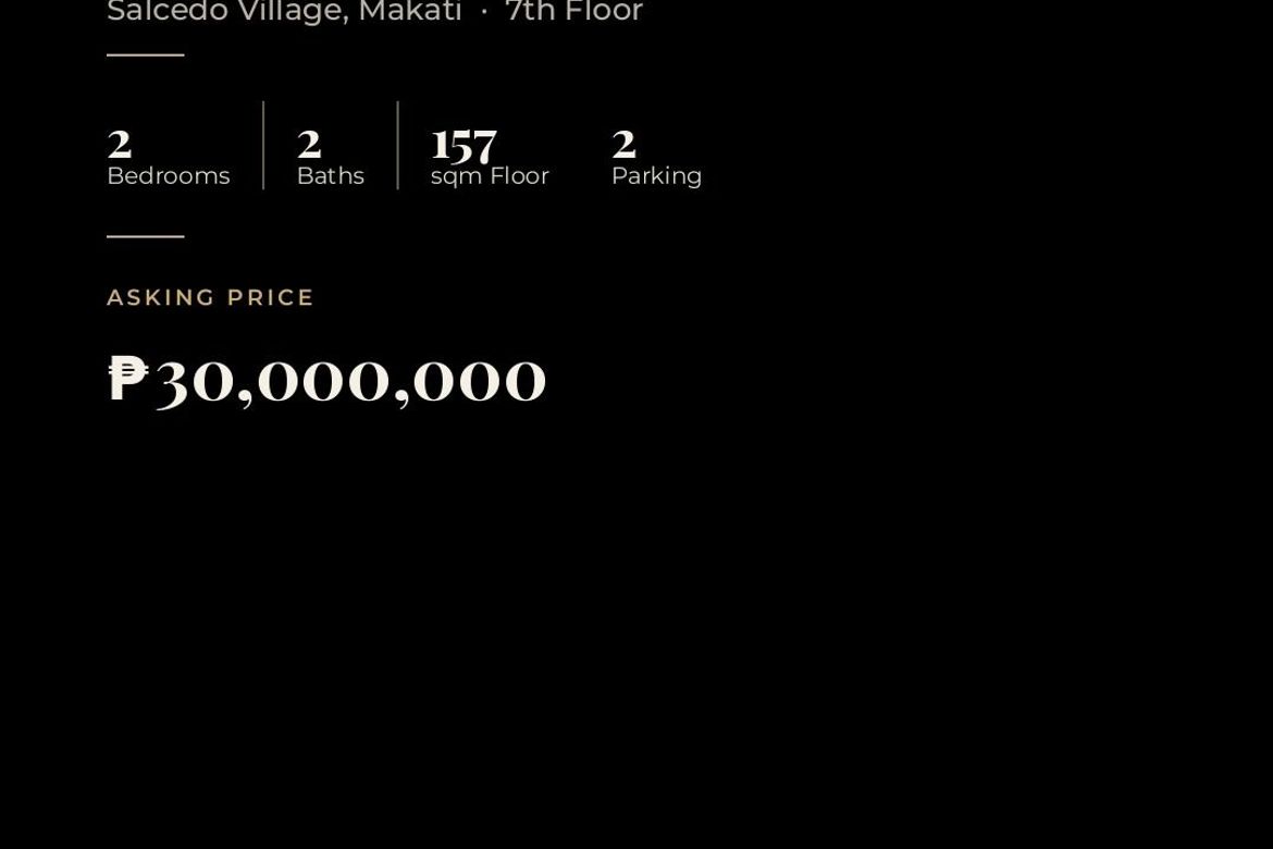 2 Bedroom Condo for Sale in Three Salcedo Place, Bel-Air, Makati City – photo 6