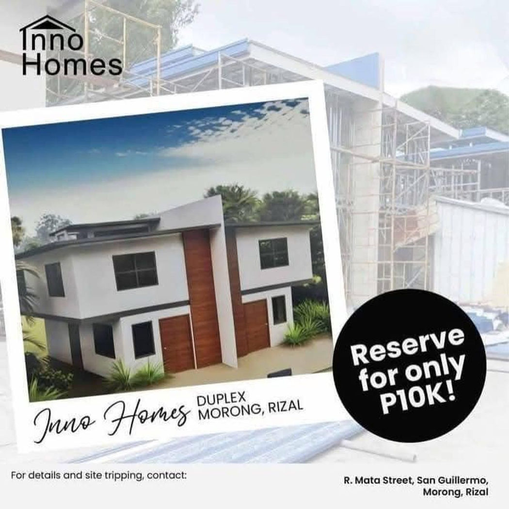 2-Bedroom Duplex Townhouse for Sale in Inno Homes, San Guillermo, Morong, Rizal – photo 2
