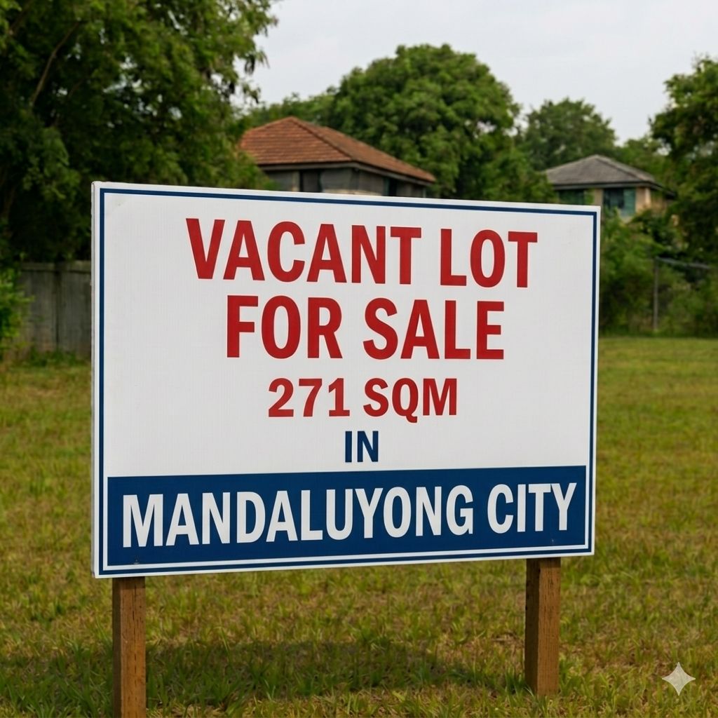 271 SQM Vacant Lot for Sale in Mandaluyong City