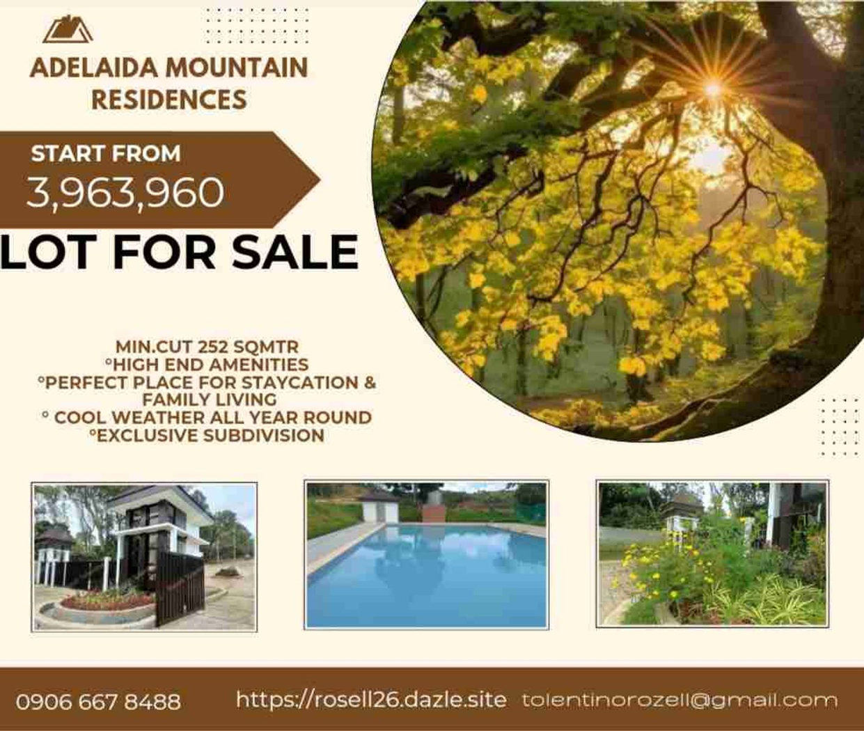 309 SQM Lot for Sale in Adelaida Mountain Residences, Sampaloc Road, Tanay, Rizal – photo 12