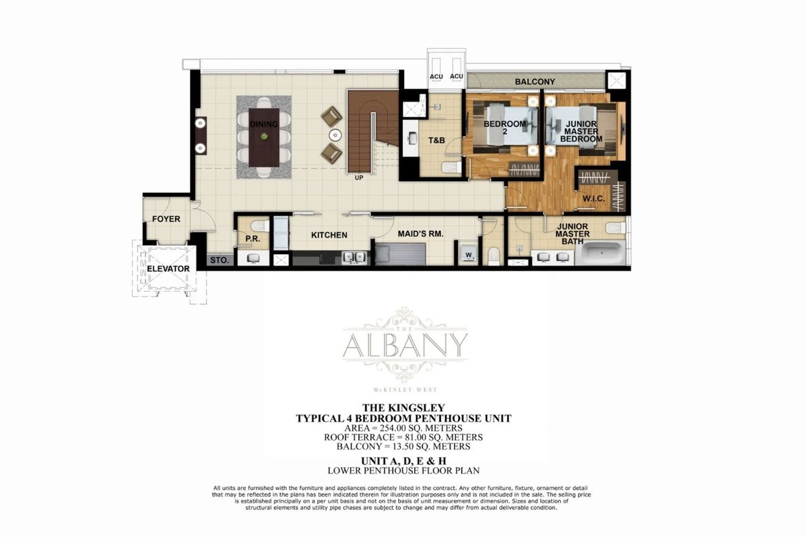 4 Bedroom Condo for Sale in The Albany, BGC, Taguig – photo 6