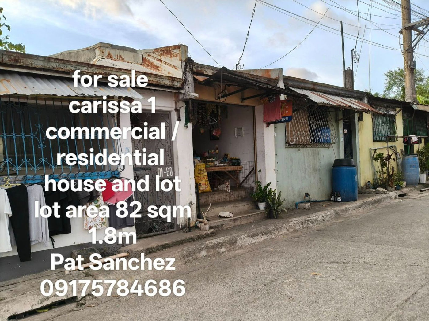 82 SQM Commercial-Residential House and Lot with 3 Doors for Sale in Carissa 1, Teresa, Rizal